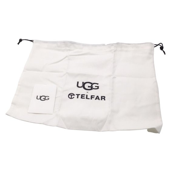 UGG X TELFAR FLEECE SMALL SHOPPING BAG IN HEATHER GREY - Picture 11 of 11